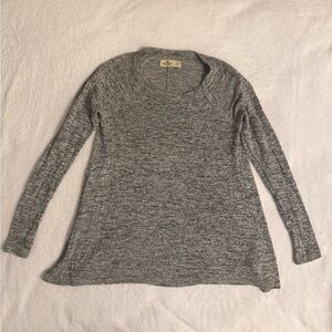 Hollister Heather Gray Knit Top Size X-Small